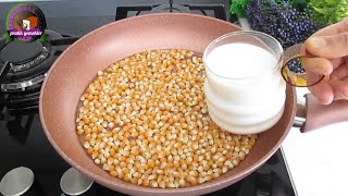 Если У Вас Есть 1 Стакан Кукурузы И Молока! Попробуйте Этот Рецепт! Уверена, Вам Понравится!