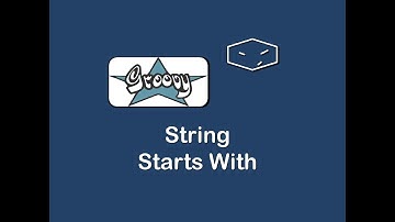 string starts with in groovy