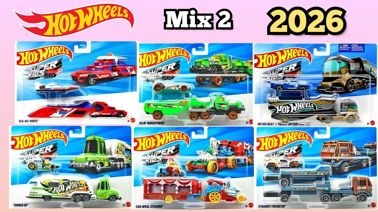 Hot Wheels 2026 Super Rigs Mix 2 - YouTube