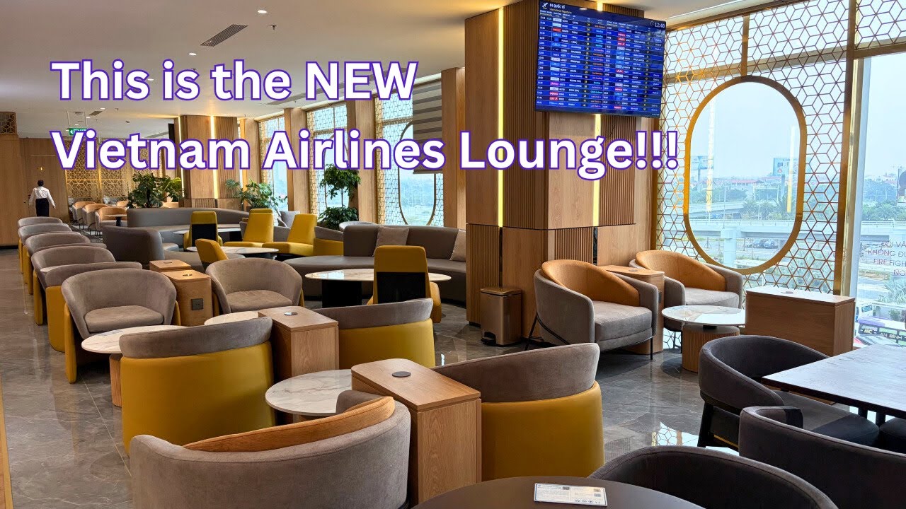 NEW Vietnam Airlines Lotus Lounge, Hanoi Airport