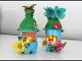 Plastic Bottle Fairy House Night Lights