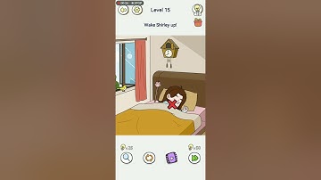 Brain Maze Carton Level 15 Wake Shirley Up - Brain Maze Story Carton Level 15
