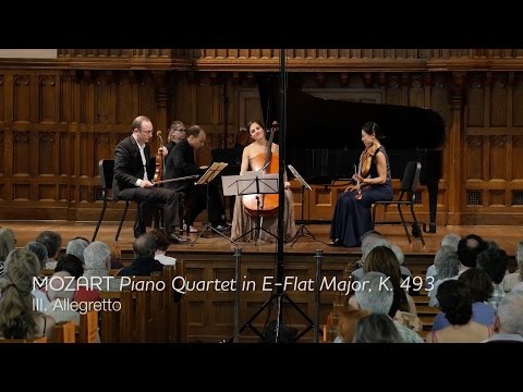 MOZART Piano Quartet in E-flat major, K.493 (mvt III) - ChamberFest Cleveland (2015)