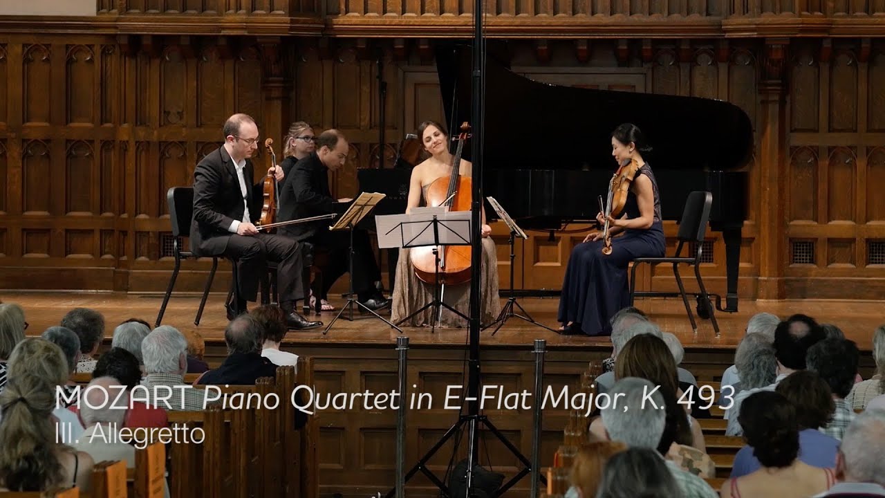 MOZART Piano Quartet in Eflat major, K.493 (mvt III) ChamberFest Cleveland (2015) YouTube MOZART Piano Quartet in Eflat major, K.493 (mvt III) ChamberFest Cleveland (2015) YouTube