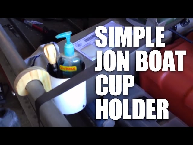 How to make a cup holder for a boat – DIY Fishing Life Hack