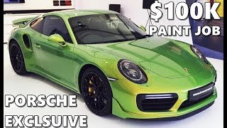 Porsche Exclusive 100 000 Paint Job Youtube