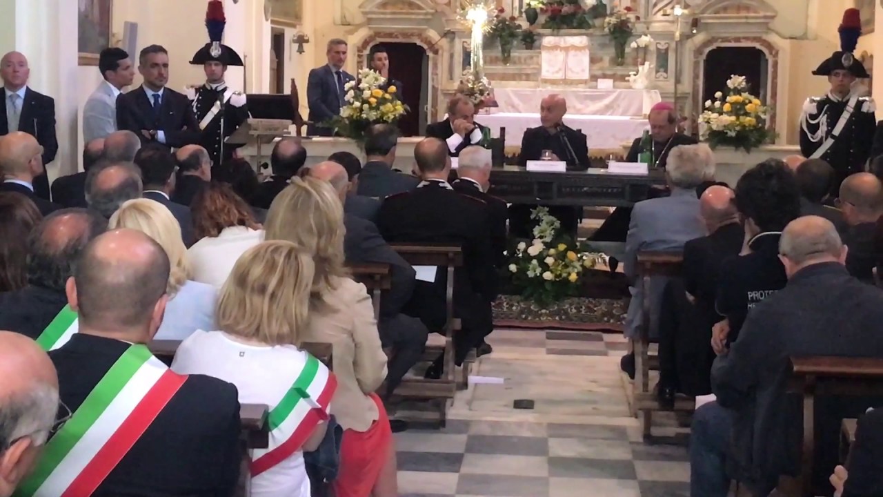 SANTUARIO DELLA MADONNA DI POLSI, MINNITI PARLA DI NDRANGHETA - YouTube