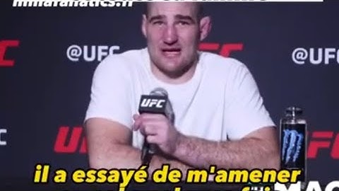 Sean Strickland ridiculise Nassourdine Imavov