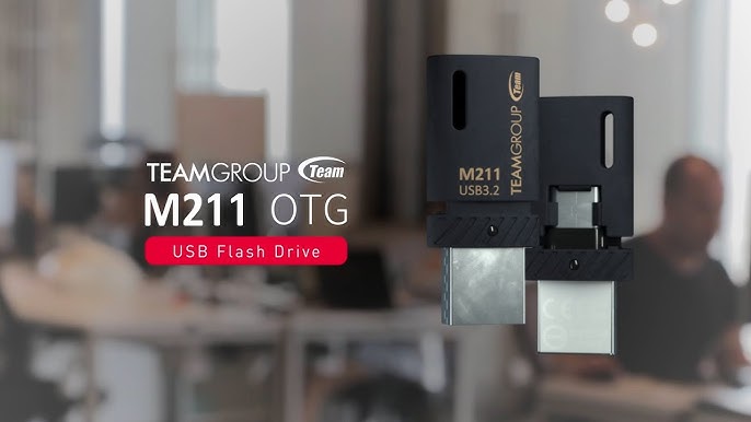 Clé USB TEAM GROUP M181 32Go OTG USB 3.1 Type C - Noir