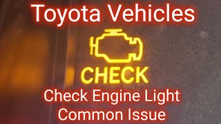 Toyota Corolla Check Engine Light Common Issue