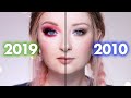 2010 VS 2019 😱 Makijaże początku i końca DEKADY