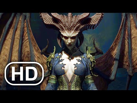 DIABLO 4 Lilith Steals Key To Hell From Rathma Cinematic 4K