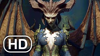 DIABLO 4 Lilith Steals Key To Hell From Rathma Cinematic 4K