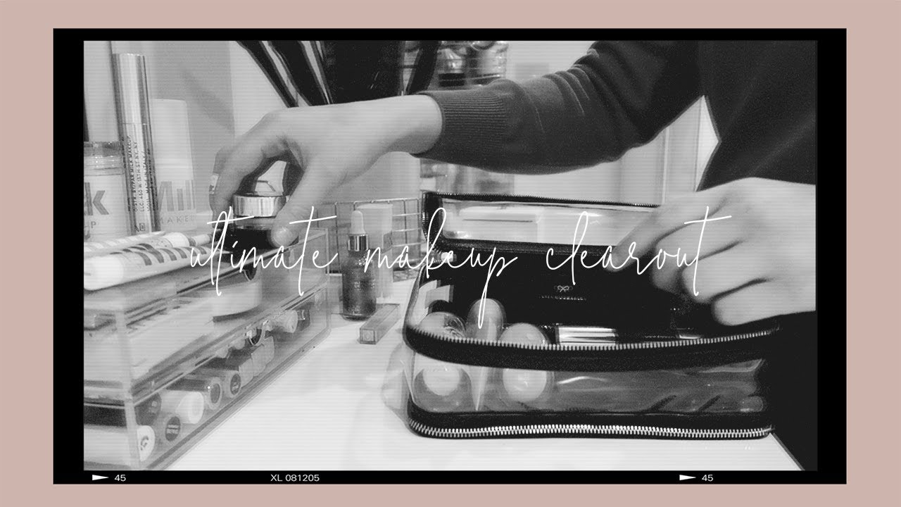 THE FINAL MAKEUP CLEAR OUT + DECLUTTER | ORGANISE WITH ME | I Covet Thee