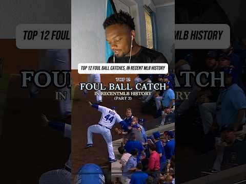 Top Foul Ball Catches… #baseball #mlb #hitting #sports #shorts #highlights #fielding