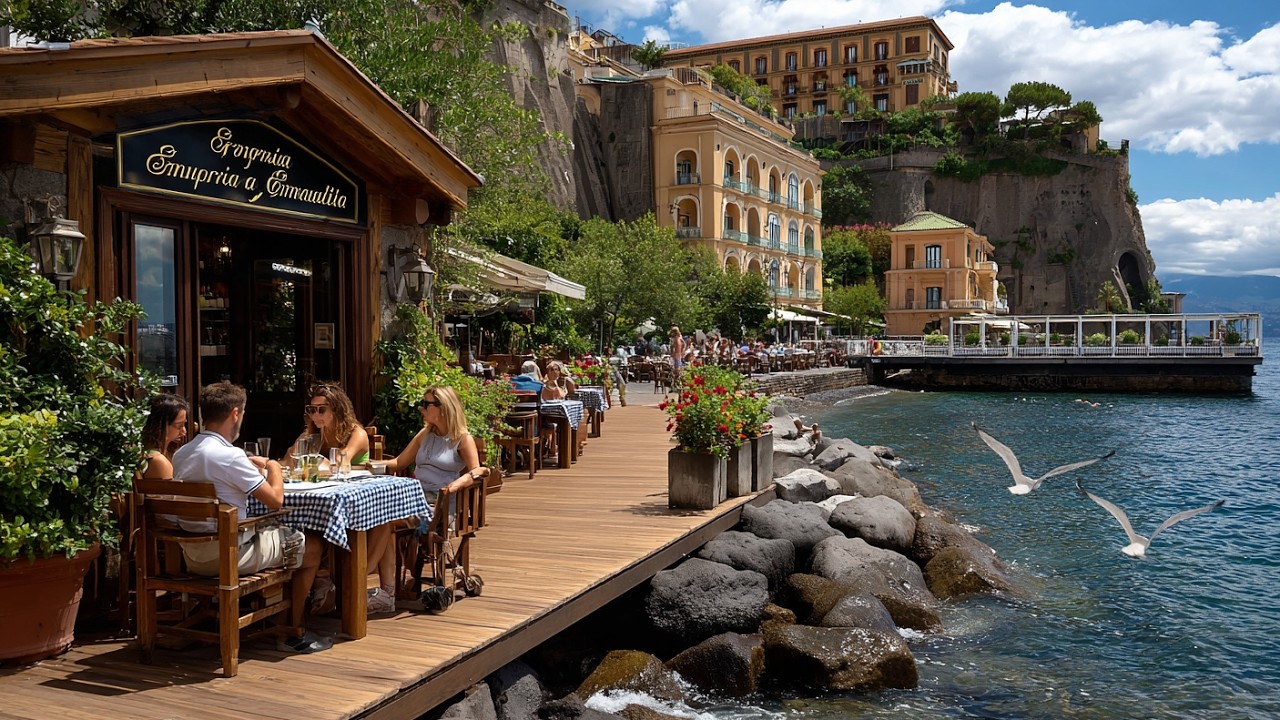 Сорренто — итальянский город, известный своими лимонами и невероятными видами на море.