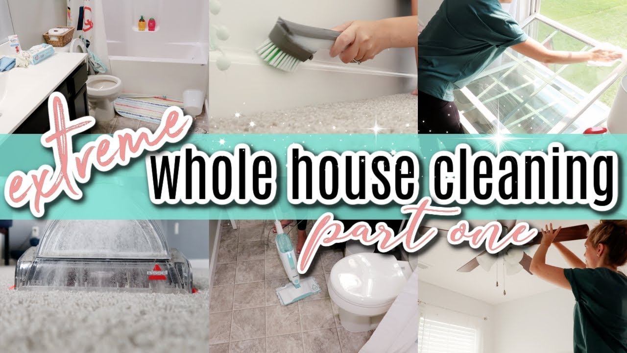 EXTREME WHOLE HOUSE CLEAN WITH ME 2021 | MEGA DEEP CLEANING MOTIVATION ...
