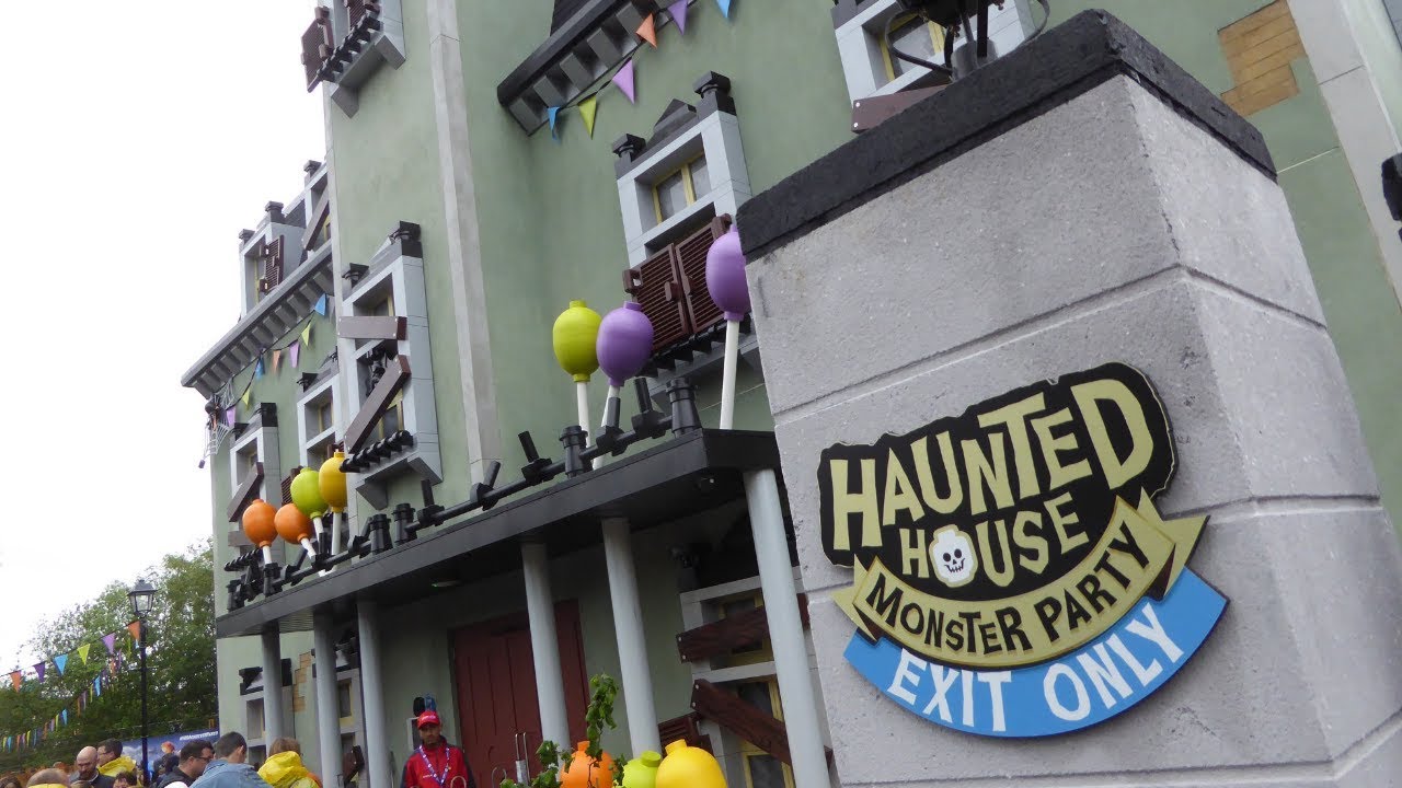 lego haunted house monster party