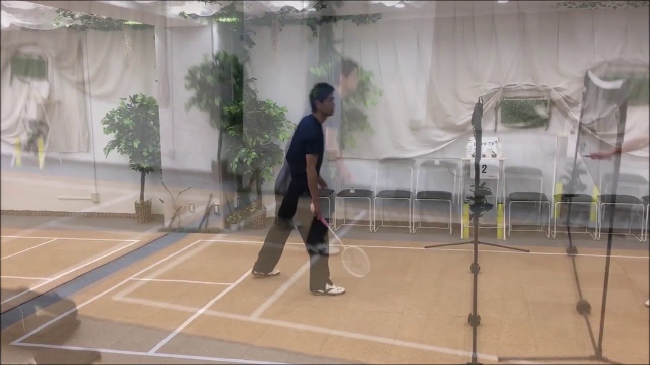 片山卓哉さんと楽ミントン