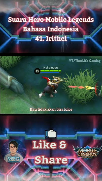 Suara Hero Irithel Bahasa Indonesia | Mobile Legends #mobilelegendsid #shorts #mlbb