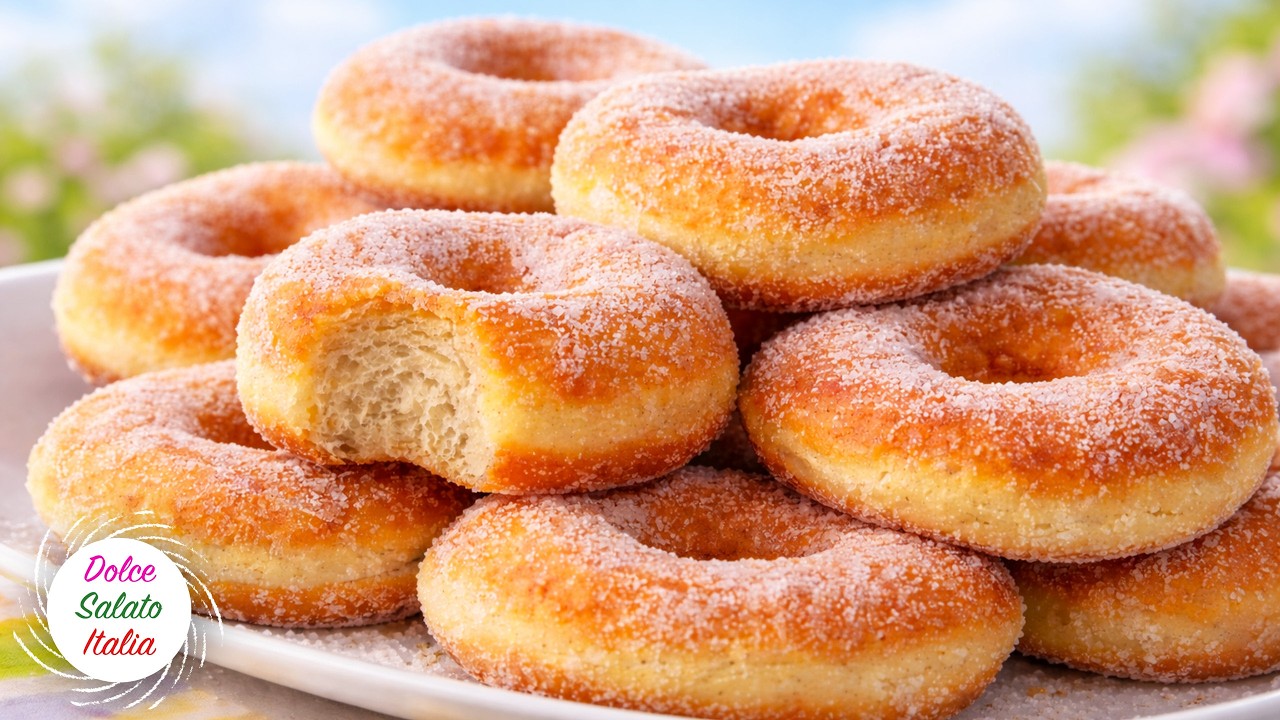 Ciambelle Fritte - Graffe - Soffici, Facili, Dorate!