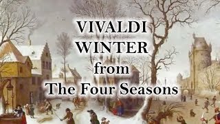 Vivaldi Winter dari Four Seasons, dengan teks yang menyertainya