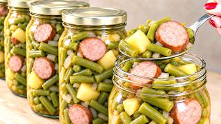 I Don’t Freeze Green Beans Anymore — I Preserve Complete Meals in Jars