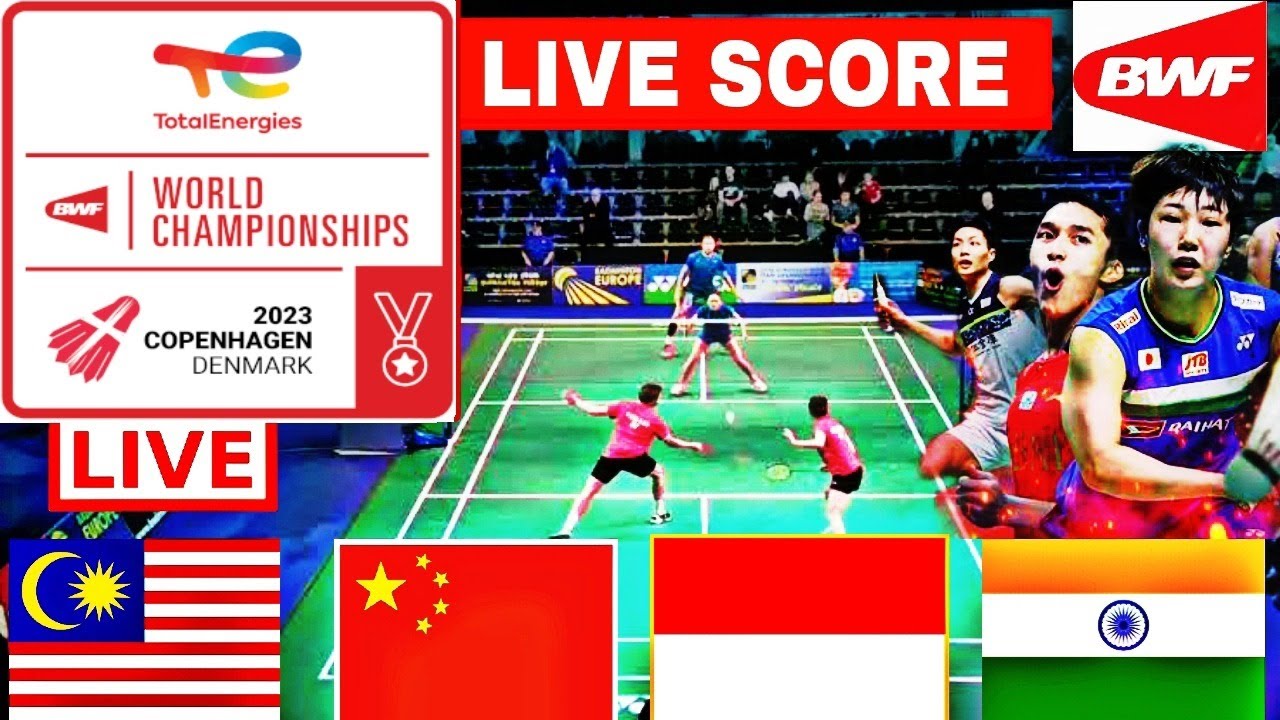 World Badminton Championships Live 2023 R-64 day-1 All Court Live Badminton World Championship