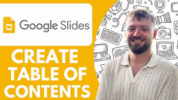 How to Create Table of Contents in Google Slides clickable Links - 2025 (Simple Tutorial)