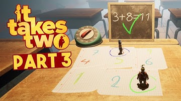 IT TAKES TWO Gameplay Walkthrough Part 3 - BACK TO SCHOOL (Chapter 3)