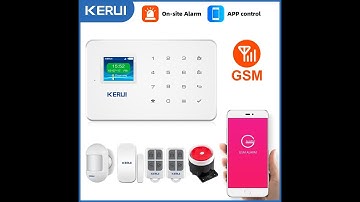KERUI W18 Tuya Wireless Smart Home GSM  Wifi Security Alarm System SMS APP Control