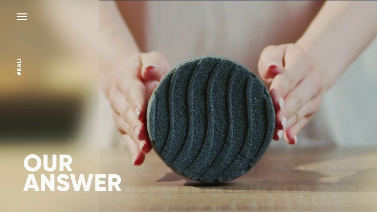 Kickstarter : The KALI, Eco Sponge to save Detergent and clean 4X Faster