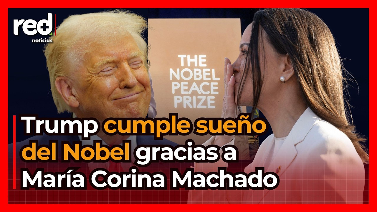 Para LIBERAR A VENEZUELA, Donald trump recibe medalla del Nobel: confirmMaría Corina Machado