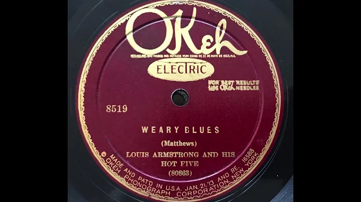 Weary Blues - Louis Armstrong & His Hot Seven (1927)