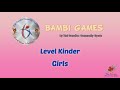 Bambi gamesgirls level kinder