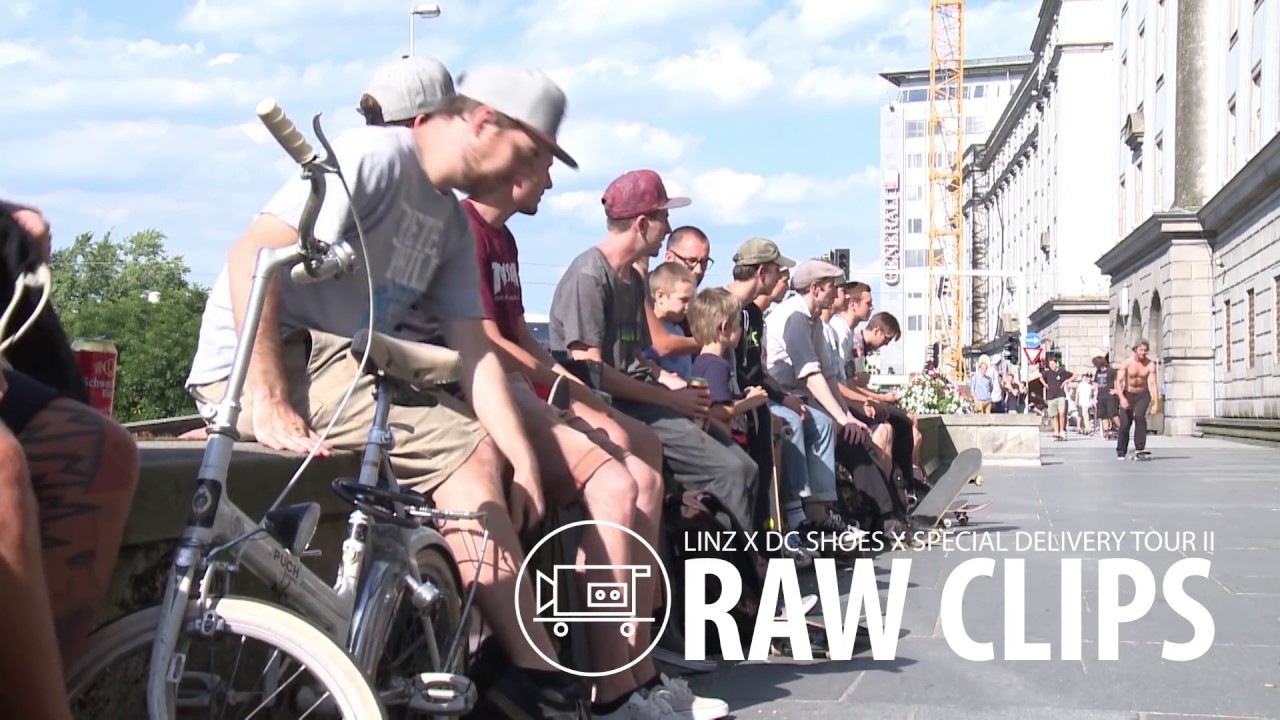Skateboarding DC Shoes Special Delivery Tour II Raw Clips Linz