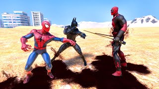 Batman Vs Örümcek Adam Vs Deadpool - Süper Kahraman Savaşları