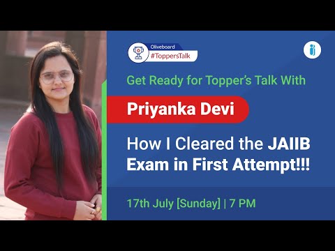 JAIIB Toppers' Talk | Priyanka Devi | Cleared JAIIB Exam In First Attempt | Preparation Strategy