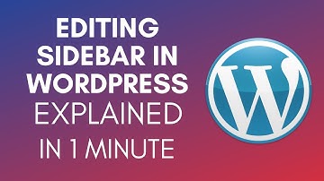 How To Edit Sidebar In WordPress (2025)