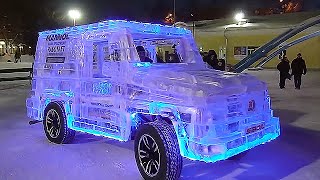 Mercedes G-Wagon Made Out of ICE