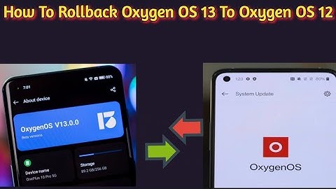 How To Rollback Oxygen OS 13 To Oxygen OS 12 On OnePlus Mobile|Downgrade Android 13 To 12 On OnePlus