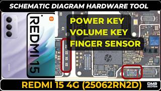Redmi 15 4g (25062RN2D) Power key | FingerPrint | Volume key | Schematic Diagram | DMR SOLUTION