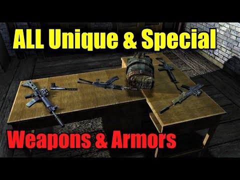 S.T.A.L.K.E.R.: Shadow Of Chernobyl - All Unique x Special Weapons x Armors - How To Get Them !