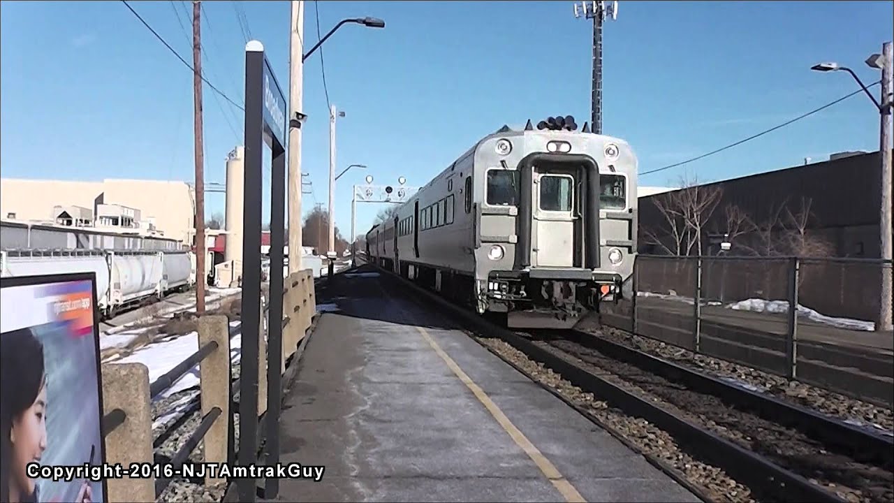 Morning NJ Transit / Metro-North WOH trains at Broadway Station