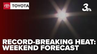 Bill Bellis' weekend forecast amid record-breaking heat in Las Vegas
