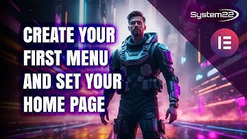 Elementor: Create Your First Menu and Set Your Page as the Home Page