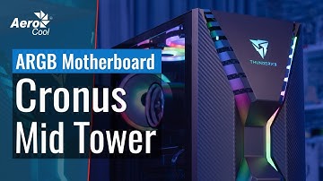 Cronus Mid Tower Case - Connecting the Hub to Your Addressable RGB Motherboard