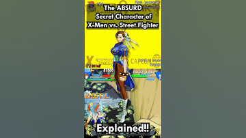 The ABSURD Secret Character of X-Men Vs. Street Fighter EXPLAINED!!!