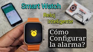 Cómo Configurar la Alarma Reloj Inteligente | Configuración de Alarma Smart Watch Fitpro screenshot 5