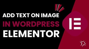How To Add Text On Image In Wordpress Elementor